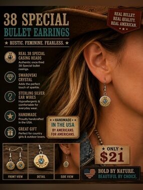 Bullet Jewelry Earrings